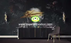 پوستردیواری چهره خطی لوکس کد vip561