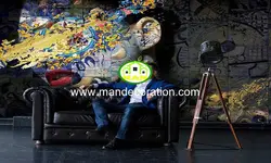 پوستردیواری چهره خطی لوکس کد vip584