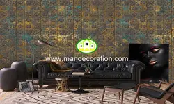 پوستردیواری سه بعدی پتینه لوکس کد vip590