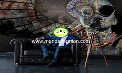 پوستردیواری سه بعدی خطی نستعلیق لوکس کد vip591