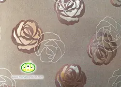 کاغذ دیواری حراجی گل قهوه ای کد:190507