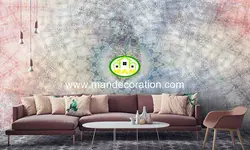 پوستردیواری سه بعدی داماسک لوکس کد vip604