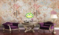 پوستردیواری سه بعدی پتینه لوکس کد vip596