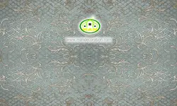 پوستردیواری داماسک محو آبی کد 5206