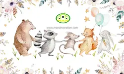 پوستردیواری کودک کد 5444