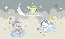 پوستردیواری کودک کد 5455