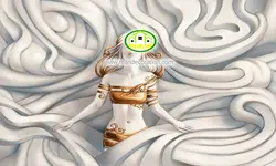 پوستردیواری چهره فرشته و سه بعدی کد 12257