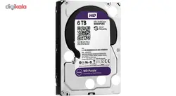 هارددیسک اینترنال وسترن دیجیتال مدل Purple WD60PURZ ظرفیت 6 ترابایت
