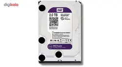 هارددیسک اینترنال وسترن دیجیتال مدل Purple WD20PURX ظرفیت 2 ترابایت