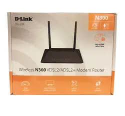 مودم روتر بی سیم ADSL2 Plus و VDSL2 دی لینک مدل DSL-224 NEW