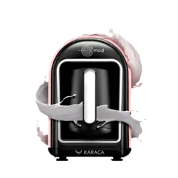شیر قهوه ساز ترکی مروارید صورتی سه کاره Karaca Hatır Mod