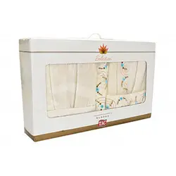 سرویس حوله پالتویی تاچ سری بامبو دو نفره 8 تکه