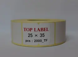 لیبل 35*25 تک ردیف 2000 عددی حرارتی آزمایشگاهی