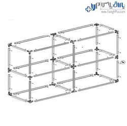 پروفیل شلف مدل استار پلاس فانتونی - یراق پلاس | فروشگاه آنلاین