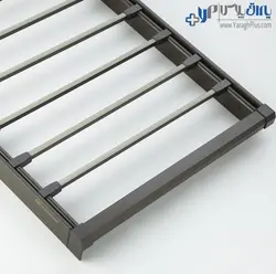 جای شلوار ریلی داخل کمد لباس قابل رگلاژ آرام بند یونی هاپر - یراق پلاس | فروشگاه آنلاین