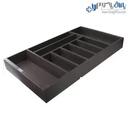 جای قاشق و چنگال چوبی رنگ قهوه‌ای فانتونی - یراق پلاس | فروشگاه آنلاین