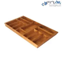 جای قاشق و چنگال چوبی عمق 40 سانتیمتر داخل کشو کابینت آدلان - یراق پلاس | فروشگاه آنلاین