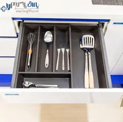 جای قاشق و چنگال چوبی قابل رگلاژ یونی هاپر - یراق پلاس | فروشگاه آنلاین