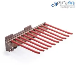 رک جای شلوار دیواری یک طرفه رنگ موکا قرمز فرنچ استایل فانتونی - یراق پلاس | فروشگاه آنلاین