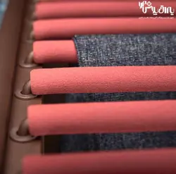 رک جای شلوار دیواری یک طرفه رنگ موکا قرمز فرنچ استایل فانتونی - یراق پلاس | فروشگاه آنلاین