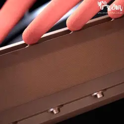 رک جای شلوار دیواری یک طرفه رنگ موکا قرمز فرنچ استایل فانتونی - یراق پلاس | فروشگاه آنلاین