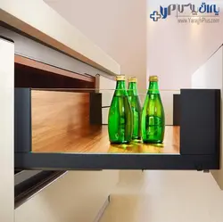 ریل کشو بدنه دار اسلیم شیشه ارتفاع بلند فانتونی - یراق پلاس | فروشگاه آنلاین