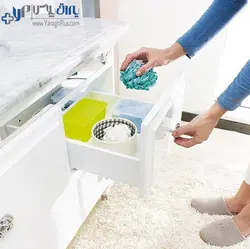 ریل کشو مخفی تاندم سینکرونایز فول آرام بند با قفل 3D فانتونی - یراق پلاس | فروشگاه آنلاین