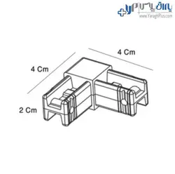 کرنر جوینت 2 سر شلفینگ سیستم فانتونی - یراق پلاس | فروشگاه آنلاین