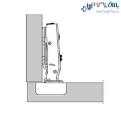 لولا کابینت اکو درب فشاری خلاص روکار کلیپسی 110 درجه با پایه چهار پیچ فانتونی - یراق پلاس | فروشگاه آنلاین