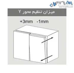 لولا آرام بند کابینت پروفشنال تیک-دور روکار کلیپسی 95 درجه با پایه 3D فانتونی - یراق پلاس | فروشگاه آنلاین