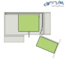 مجیک کرنر کریستال زیر صفحه یونیت کنج فانتونی - یراق پلاس | فروشگاه آنلاین