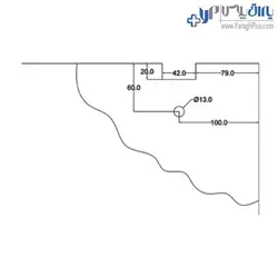 مکانیزم آویز تاپ لاین تک درب شیشه بدون پروفیل کف با عرض درب حداکثر 120 سانتیمتر فانتونی - یراق پلاس | فروشگاه آنلاین