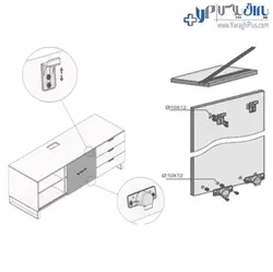 مکانیزم تاپ لاین EM1 تک درب روکار 15 کیلوگرمی فانتونی - یراق پلاس | فروشگاه آنلاین