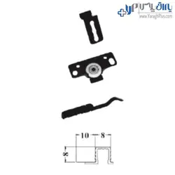 مکانیزم تاپ لاین EM1 تک درب روکار 15 کیلوگرمی فانتونی - یراق پلاس | فروشگاه آنلاین