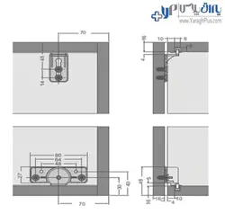 مکانیزم تاپ لاین EM1 تک درب روکار 15 کیلوگرمی فانتونی - یراق پلاس | فروشگاه آنلاین