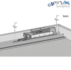 مکانیزم تاپ لاین سه درب روکار با عرض حداکثر 360 سانتیمتر فانتونی - یراق پلاس | فروشگاه آنلاین