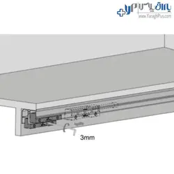 مکانیزم تاپ لاین سه درب روکار با عرض حداکثر 360 سانتیمتر فانتونی - یراق پلاس | فروشگاه آنلاین