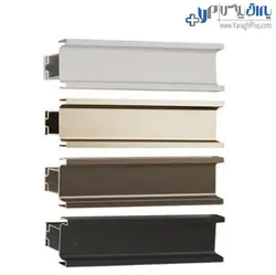 دستگیره شاخه ای پروفیلی مخفی U فرم کمدی 3 متری سرامیکی نانو ضد خش سوپر مات فانتونی - یراق پلاس | فروشگاه آنلاین