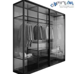 مکانیزم تاپ لاین دو درب توکار با پروفیل آلومینیومی عرض حداکثر 240 سانتیمتر فانتونی - یراق پلاس | فروشگاه آنلاین