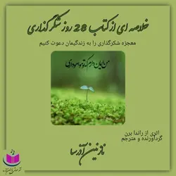 کتاب صوتی خلاصه ای از کتاب 28 روز شکرگذاری