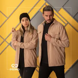 کاپشن پشمی داخل کرک مدل چهارجیب 803404