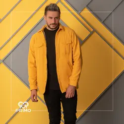 کاپشن پشمی داخل کرک مدل چهارجیب 803402