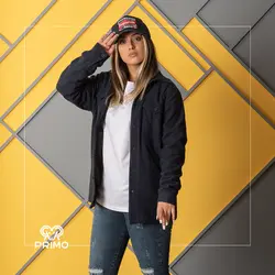 کاپشن پشمی داخل کرک مدل چهارجیب 803405