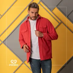 کاپشن پشمی داخل کرک مدل چهارجیب 803406