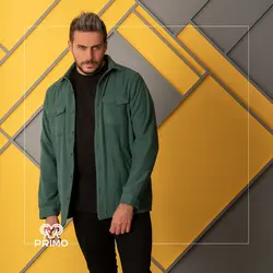 کاپشن پشمی داخل کرک مدل چهارجیب 803407
