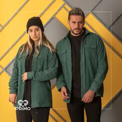 کاپشن پشمی داخل کرک مدل چهارجیب 803407