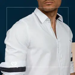 پیراهن پنبه مردانه مدل ساده 233601