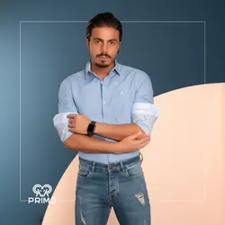 پیراهن پنبه مردانه مدل ساده 236311