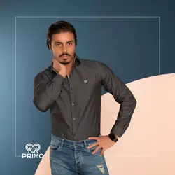 پیراهن پنبه مردانه مدل ساده 236304