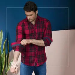 پیراهن چهارخانه 2337/8